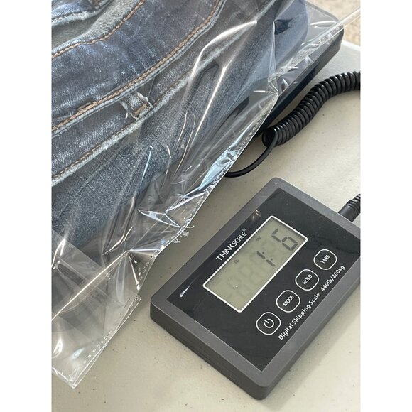 Silver Jeans Co Plus Size 20 Elyse Skinny Distressed Blue Denim Mid Rise Stretch - Picture 7 of 7